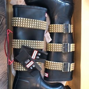 HUNTER RARE Festival Stud Tall boots 7m EUR39